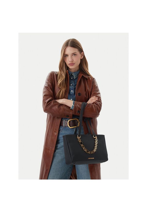 Love Moschino - Torebka LOVE MOSCHINO. Kolor: czarny