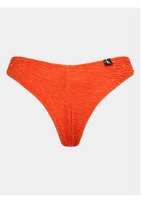 Calvin Klein Swimwear Dół od bikini KW0KW02210 Pomarańczowy. Kolor: pomarańczowy. Materiał: syntetyk #3