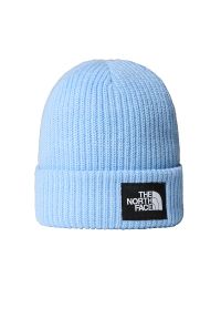 Czapka The North Face Beanie Salty Dog 0A3FJW1I51 - niebieska. Kolor: niebieski. Materiał: akryl, materiał. Wzór: ze splotem, aplikacja. Styl: klasyczny