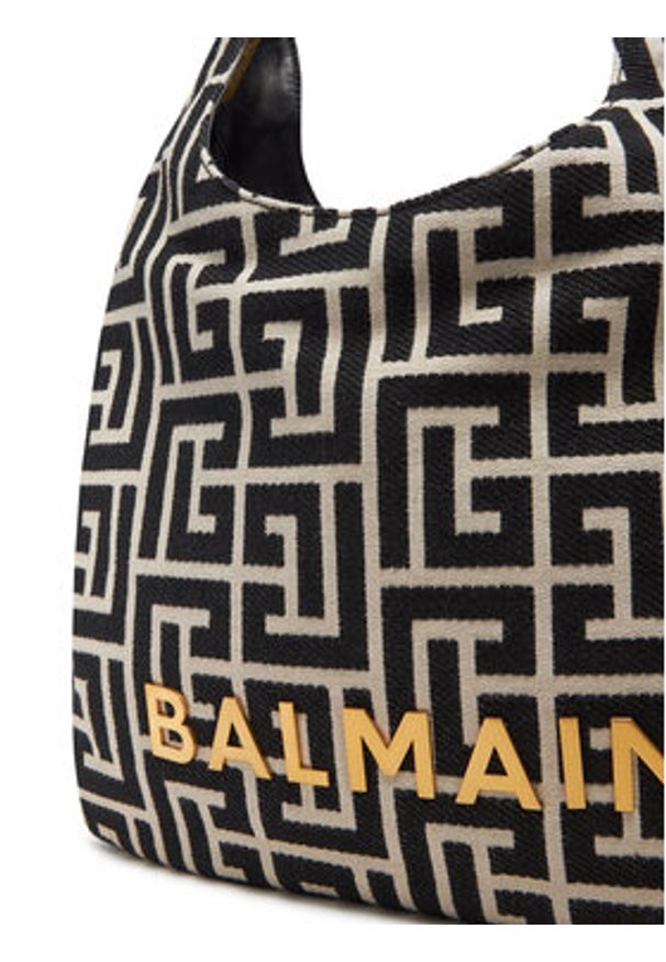 Balmain Torebka DN0BT929TJQX Czarny. Kolor: czarny