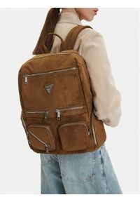 Guess Jeans Plecak CWBEO-GUESS-B-006-09 Brązowy. Kolor: brązowy. Materiał: skóra #1