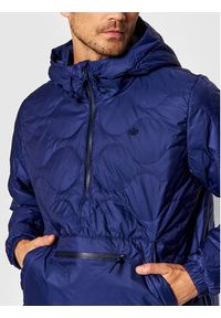 Adidas - adidas Kurtka anorak Quilted H13589 Granatowy Regular Fit. Kolor: niebieski. Materiał: syntetyk #7