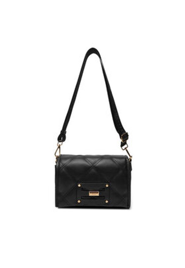 Monnari Torebka TORIMP0-24Z-BAG5680-K020D000-R00 Czarny. Kolor: czarny. Materiał: skórzane