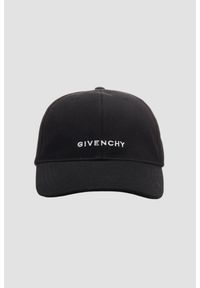 Givenchy - GIVENCHY Czarna czapka z daszkiem Curved. Kolor: czarny