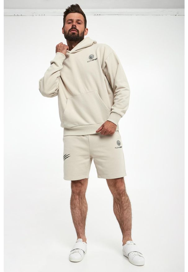 Plein Sport - Bluza męska z kapturem PLEIN SPORT. Typ kołnierza: kaptur. Styl: sportowy