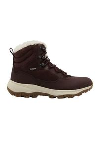 Buty do chodzenia damskie Jack Wolfskin Winterstiefel Everquest High Texapore. Wysokość cholewki: za kostkę. Zapięcie: sznurówki. Kolor: brązowy. Materiał: guma, materiał, skóra, syntetyk. Szerokość cholewki: normalna. Sport: turystyka piesza