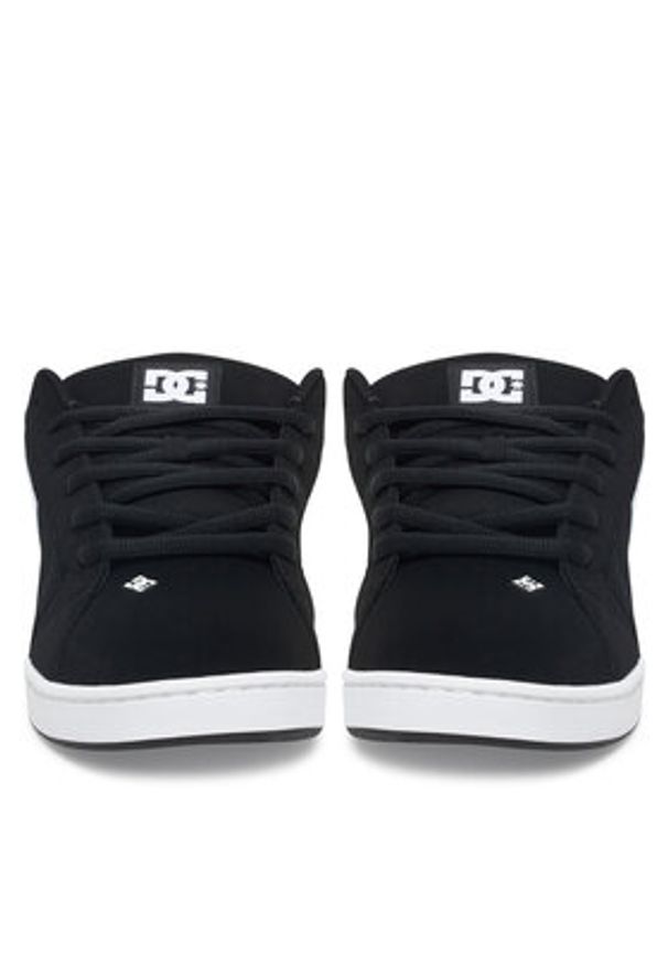 DC Shoes Sneakersy NET 302361-BLW Czarny. Kolor: czarny. Materiał: materiał
