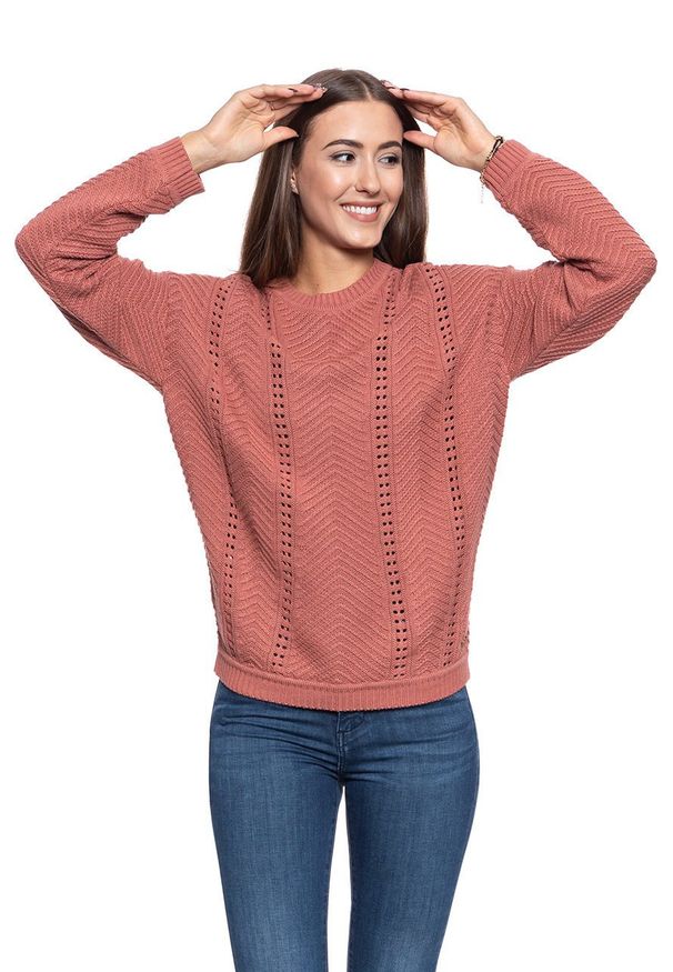 Mustang - DAMSKI SWETER MUSTANG Camilla C Ajour 1009118 8187