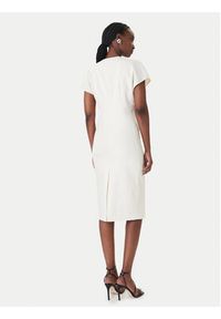 Patrizia Pepe Sukienka koktajlowa 8A1663/A6F5-W409 Écru Regular Fit. Materiał: syntetyk. Styl: wizytowy #3