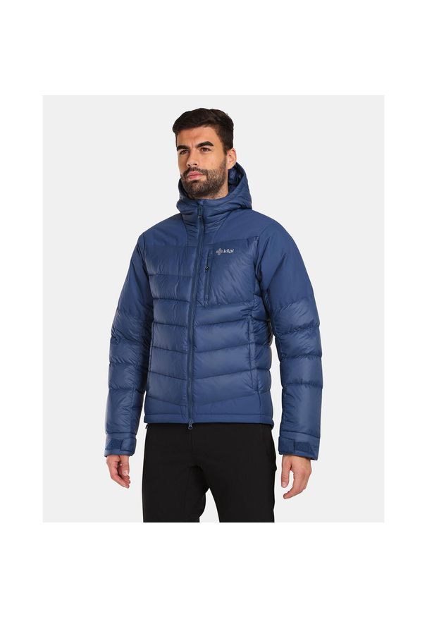 Męska kurtka puchowa Kilpi GUUS-M. Kolor: niebieski. Materiał: nylon