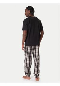 BOSS Piżama Easy Long 50535875 Czarny Loose Fit. Kolor: czarny. Materiał: bawełna #2
