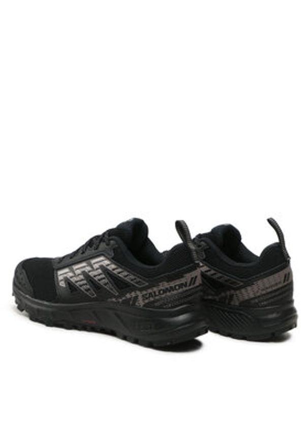 salomon - Salomon Sneakersy Wander L47153200 Czarny. Kolor: czarny. Materiał: skóra