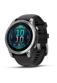 GARMIN - Zegarek sportowy Garmin Fenix E Czarny (010-03025-00). Kolor: czarny. Styl: sportowy