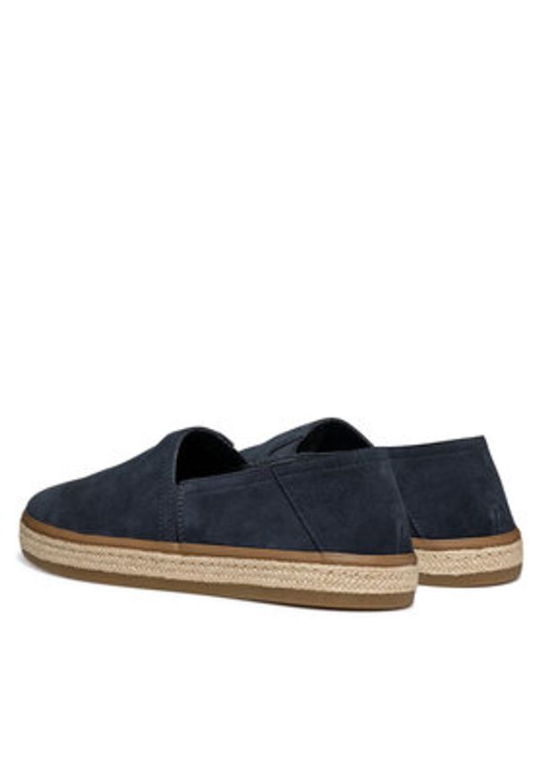 Geox Espadryle U Pantelleria U55DWA 00022 C4002 Granatowy. Kolor: niebieski. Materiał: zamsz, skóra