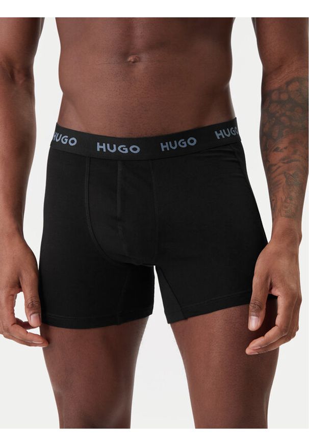 Hugo - HUGO Komplet bokserek 50532613 Czarny. Kolor: czarny. Materiał: bawełna