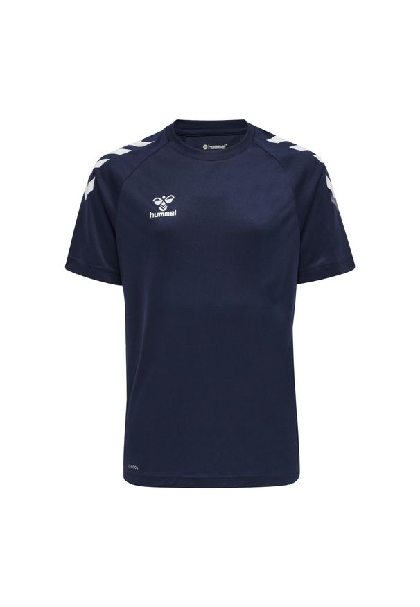 Koszulka dziecięca Hummel hmlCore. Kolor: niebieski. Materiał: poliester, materiał. Sport: piłka ręczna