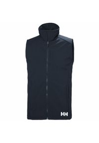 Kurtka bez rękawów Helly Hansen paramount softshell. Kolor: niebieski. Materiał: softshell. Długość rękawa: bez rękawów. Sport: turystyka piesza