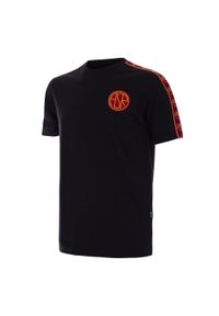 COPA FOOTBALL - Koszulka dla dorosłych - AS Roma Taper - Czarna. Kolor: czarny. Sport: piłka nożna