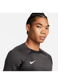 Koszulka treningowa męska Nike Gardien IV. Kolor: wielokolorowy, szary, czarny. Długość rękawa: krótki rękaw. Długość: krótkie. Sport: piłka nożna #2