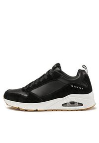 skechers - Skechers Sneakersy Stacre 52468/BKW Czarny. Kolor: czarny. Materiał: skóra #5