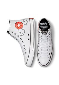 Converse trampki Converse x Peanuts kolor biały. Nosek buta: okrągły. Zapięcie: sznurówki. Kolor: biały. Materiał: guma #9