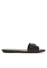 Emporio Armani Klapki X3P846 XF271 00002 Czarny. Kolor: czarny. Materiał: skóra