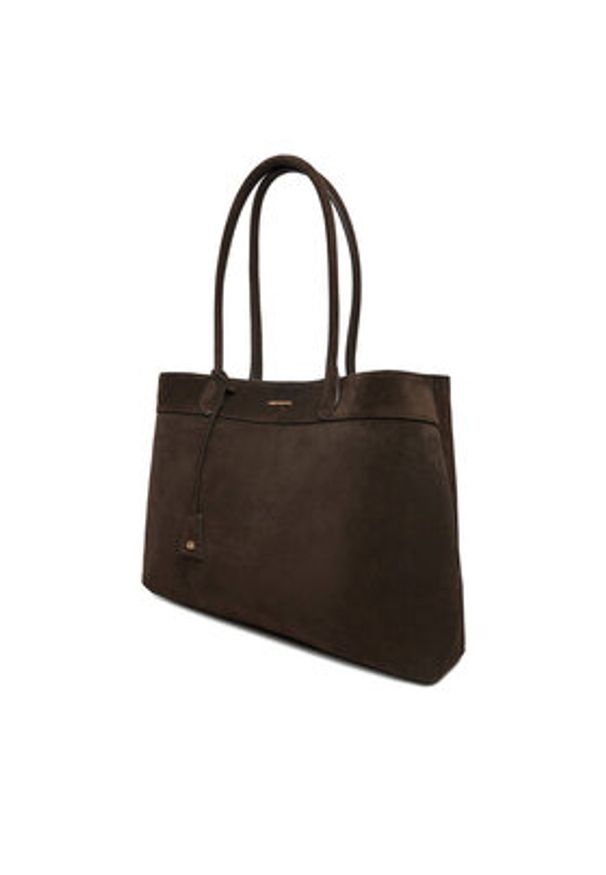 Gino Rossi Torebka EO-LOLA-LA513-114-1 Brązowy. Kolor: brązowy. Materiał: zamszowe, skórzane