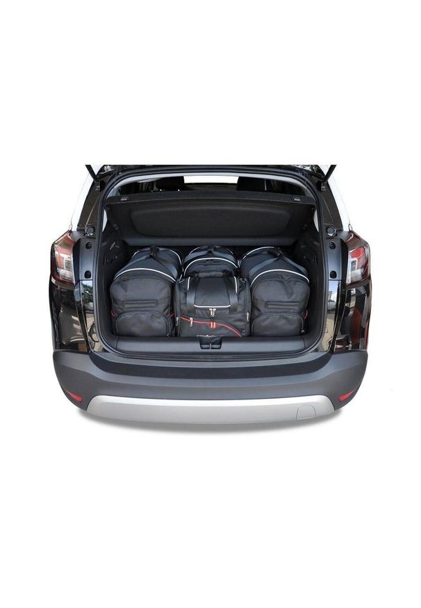 KJUST - Torby Do Bagażnika Opel Crossland X 2017+ 4Szt Kjust. Kolor: czarny. Styl: sportowy