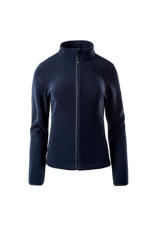 Hi-tec - Bluza Polarowa Damska Nader. Kolor: niebieski. Materiał: polar. Sezon: zima. Sport: turystyka piesza