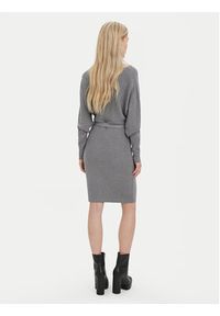 Vero Moda Sukienka dzianinowa 10269251 Szary Regular Fit. Kolor: szary. Materiał: syntetyk #4
