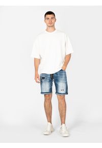 Xagon Szorty "Denim Shorts" | MR 231 | Mężczyzna | Niebieski. Okazja: na co dzień. Kolor: niebieski. Materiał: bawełna, elastan. Styl: rockowy, casual, vintage