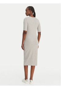 Calvin Klein Jeans Sukienka codzienna LV047D217G Szary Slim Fit. Okazja: na co dzień. Kolor: szary. Materiał: bawełna. Typ sukienki: proste. Styl: casual #4