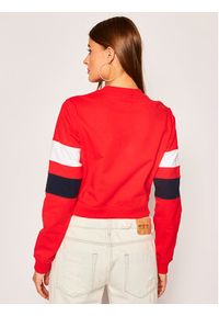 Champion Bluza Graphic Stripe And Colour Block Cropped 112761 Czerwony Regular Fit. Kolor: czerwony. Materiał: bawełna #4