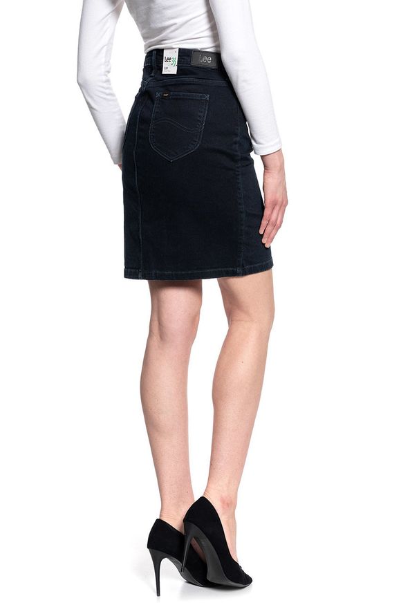 Lee - DAMSKA SPÓDNICA JEANSOWA LEE PENCIL SKIRT L38GQCKV 112108188. Materiał: jeans