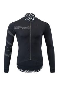 Dżersej z długim rękawem Silvini Varano. Kolor: czarny, wielokolorowy, biały. Materiał: jersey. Długość rękawa: długi rękaw. Długość: długie. Sezon: zima. Sport: kolarstwo