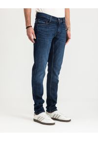 Mustang - MUSTANG OREGON SLIM MĘSKIE SPODNIE JEANSOWE JEANSY DŻINSY DENIM BLUE 1015041 5000 982. Okazja: na co dzień. Sezon: zima, lato. Styl: casual, sportowy, klasyczny, elegancki #3
