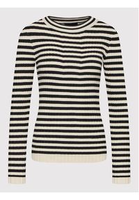 Pieces Sweter Crista 17115047 Beżowy Slim Fit. Kolor: beżowy. Materiał: wiskoza #2