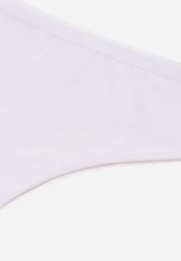 Born2be - Białe Majtki Typu Stringi z Bawełną Asoia. Kolor: biały. Materiał: bawełna #3