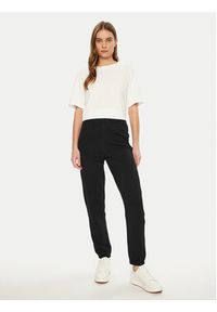 only - ONLY Spodnie dresowe Bella 15312094 Czarny Regular Fit. Kolor: czarny. Materiał: syntetyk, bawełna #4