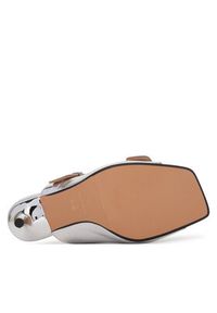 Pinko - PINKO Klapki Lisa 13 SD0309 P049 Srebrny. Kolor: srebrny. Materiał: skóra #6