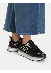 Liu Jo Sneakersy Maxi Wonder 01 BA6009 PX077 Czarny. Kolor: czarny. Materiał: skóra #5
