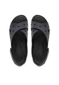 Crocs Sandały Brooklyn 4U Cross Strap Sandal 212254 Czarny. Kolor: czarny #4