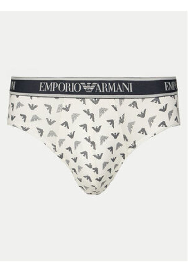 Emporio Armani Underwear Komplet 3 par slipów EM000369 AF10779 MB092 Kolorowy. Materiał: bawełna. Wzór: kolorowy