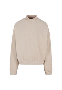 Urban Classics - Męska Polarowa Bluza Oversize. Kolor: beżowy. Materiał: polar #1