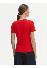 TOMMY HILFIGER - Tommy Hilfiger T-Shirt New Cody WW0WW40587 Pomarańczowy Slim Fit. Kolor: pomarańczowy. Materiał: bawełna #4