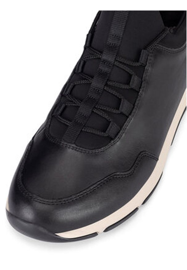 Remonte Sneakersy D1S00-00 Czarny. Kolor: czarny. Materiał: skóra