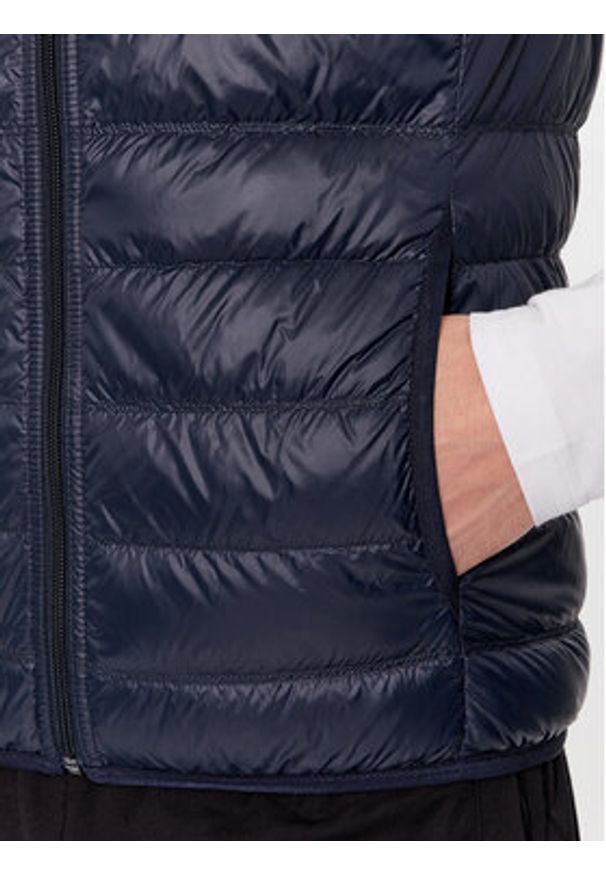 EA7 Emporio Armani Kamizelka 8NPQ01 PN29Z 1578 Granatowy Regular Fit. Kolor: niebieski. Materiał: syntetyk
