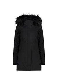 CMP - Kurtka Parka Zip Hood Rozmiar S Czarny - 32K3196F-U901. Kolor: czarny. Materiał: tkanina