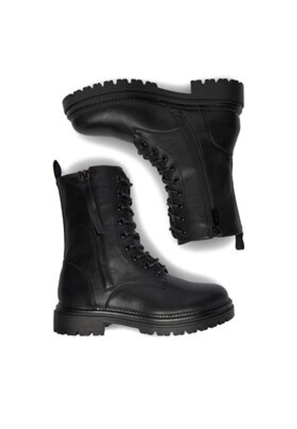 Jenny - JENNY Trzewiki CEO-KAILA WS17001-04 Czarny. Kolor: czarny. Materiał: materiał