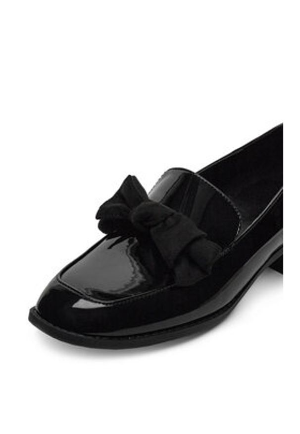 DeeZee Loafersy SQ873-1-BLACK PAT Czarny. Kolor: czarny. Materiał: materiał